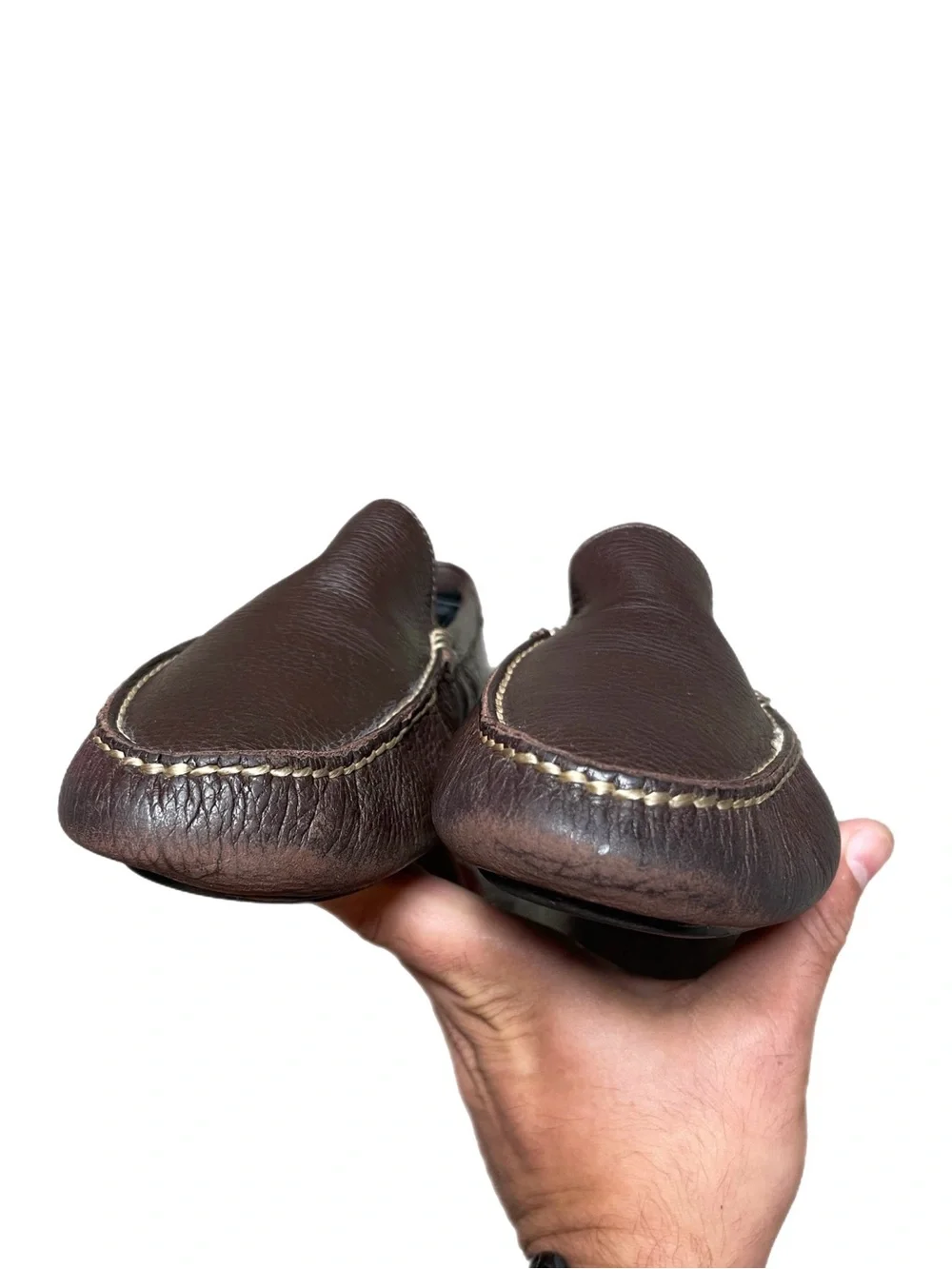 Men’s Polo Ralph Lauren Terence Genuine Brown Leather Loafers